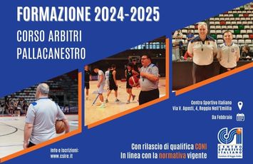 Basket: Corso Arbitri - Febbraio 2025