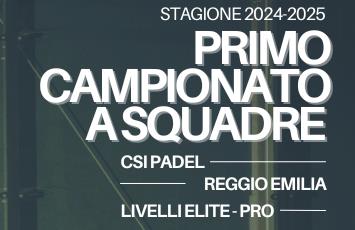 1° Campionato a squadre